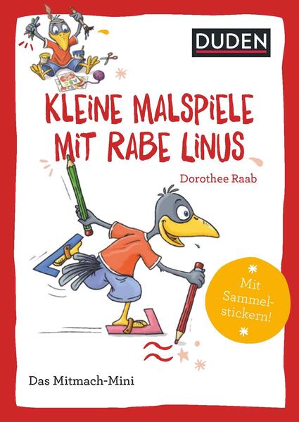 Duden Minis (Band 40) - Kleine Malspiele mit Rabe Linus von Bibliographisches Institut Berlin