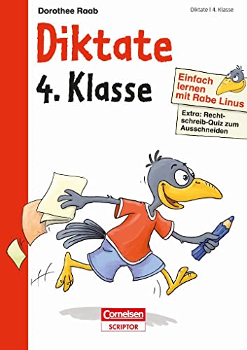 Einfach lernen mit Rabe Linus – Diktate 4. Klasse: Extra: Rechtschreib-Quiz zum Ausschneiden (Mein großer Lernspaß mit Rabe Linus)