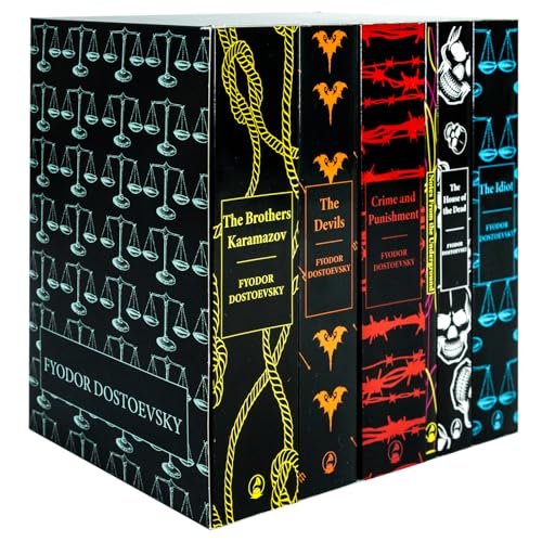 Complete Collection of Fyodor Dostoevsky 6 Books Set(Crime and Punishment, Notes From the Underground,The Brother Karamazov,The Devils,The House of the Dead,The Idiot)