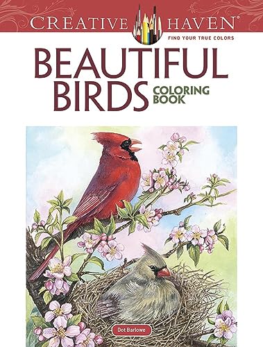 Creative Haven Beautiful Birds Coloring Book (Creative Haven Coloring Books) von Dover Publications