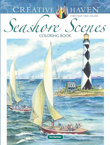 Creative Haven Seashore Scenes Coloring Book (Creative Haven Coloring Books)