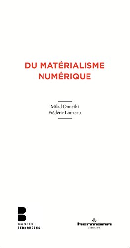 Du matérialisme numérique (HR.HORS COLLEC.)