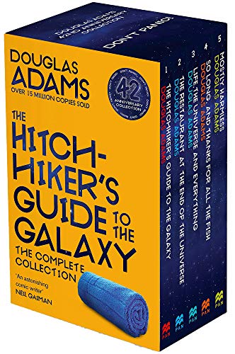 Per Anhalter durch die Galaxis Serie Douglas Adams Collection 5 Bücher Bundle inkl. Mostly Harmless, So Long, and Thank for All the Fish, Life, the Universe and Everything, The Restaurant