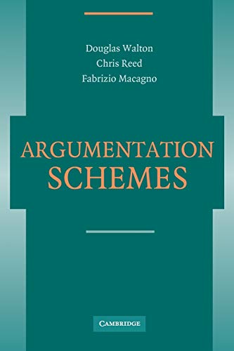 Argumentation Schemes von Cambridge University Press