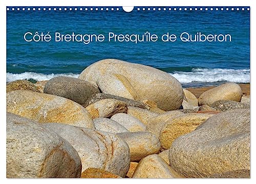 Côté Bretagne Presqu'île de Quiberon (Wandkalender 2025 DIN A3 quer), CALVENDO Monatskalender von CALVENDO