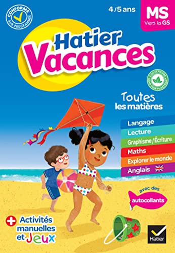 Cahiers de vacances Hatier: Moyenne section (vers la Grande section) 4/5 ans