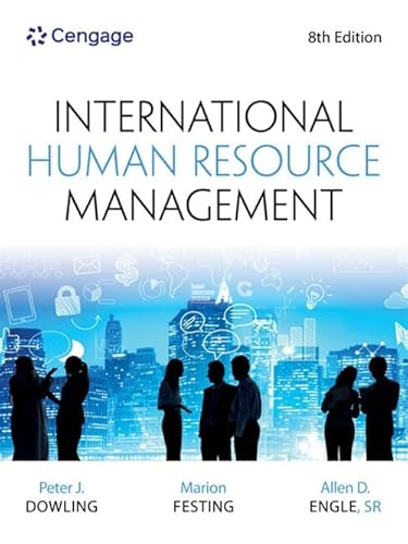 International Human Resource Management von Cengage Learning EMEA