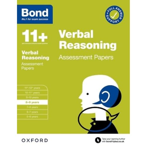 Bond 11+: Bond 11+ Verbal Reasoning Assessment Papers 8-9 years