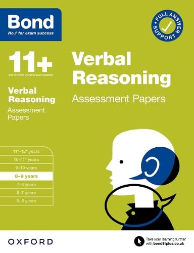 Bond 11+: Bond 11+ Verbal Reasoning Assessment Papers 8-9 years von Oxford University Press