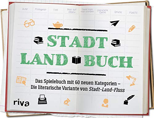 Stadt Land Buch: Das Spielebuch mit 60 neuen Kategorien – Die literarische Variante von Stadt-Land-Fluss von RIVA