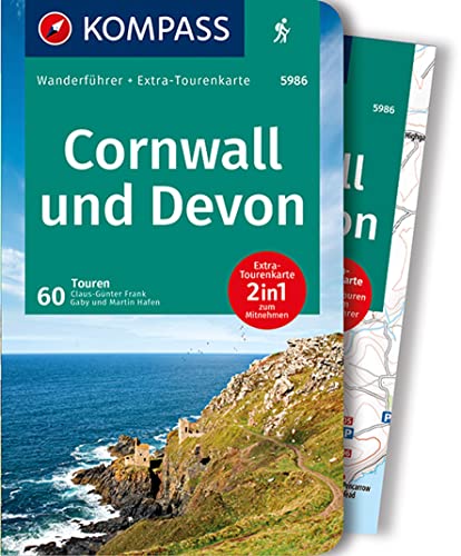 KOMPASS Wanderführer Cornwall und Devon, 60 Touren mit Extra-Tourenkarte: GPS-Daten zum Download von Kompass