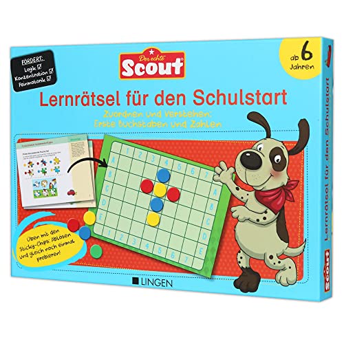 Scout: Lernrätsel für den Schulstart - Zuordnen und Verstehen: Erste Buchstaben und Zahlen: Lernbox mit Übungsheft und kinderleichten Kontrollsystem zur selbstständigen Kontrolle Scout: Lernrätsel für den Schulstart - Zuordnen und Verstehen: Erste Buchstaben und Zahlen: Lernbox mit Übungsheft und kinderleichten Kontrollsystem zur selbstständigen Kontrolle