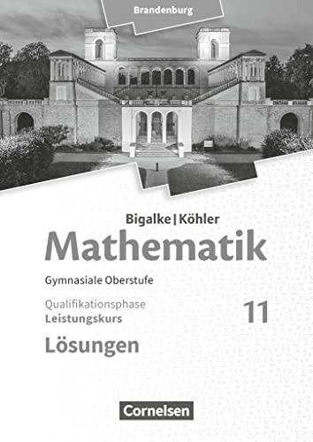 Bigalke/Köhler: Mathematik - Brandenburg - Ausgabe 2019 - 11. Schuljahr: Leistungskurs - Lösungen zum Schulbuch von Cornelsen Verlag GmbH