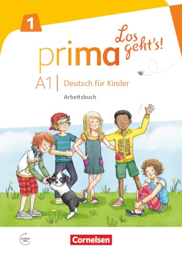 Prima - Los geht's! - Deutsch für Kinder - Band 1: Arbeitsbuch - Mit Audios online und Stickerbogen