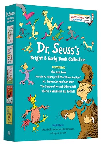 Dr. Seuss Bright & Early Book Boxed Set Collection: The Foot Book; Marvin K. Mooney Will You Please Go Now!; Mr. Brown Can Moo! Can You?, The Shape of ... in My Pocket! (Bright & Early Books(R)) von Random House LCC US