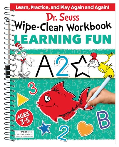 Dr. Seuss Wipe-Clean Workbook: Learning Fun: Activity Workbook for Ages 3-5 (Dr. Seuss Workbooks) von Penguin