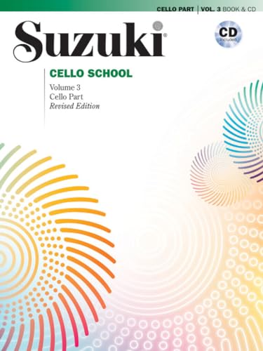 Suzuki Cello School Cello Part & CD, Volume 3 (Revised): Cello Part, Book & CD