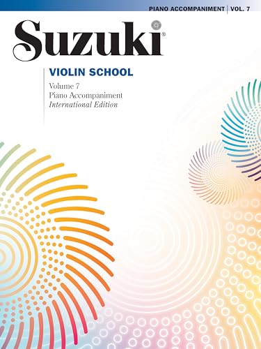 Suzuki Violin School Piano Accompaniment, Volume 7 (Revised): International Edition (Suzuki Violin School, 7, Band 7) von Alfred Music