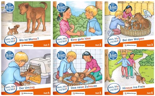 Paket – Mats, Mila und Molli – Heft 1–6, Schwierigkeitsstufe C: Eine Geschichte in drei Schwierigkeitsstufen Paket – Mats, Mila und Molli – Heft 1–6, Schwierigkeitsstufe C: Eine Geschichte in drei Schwierigkeitsstufen