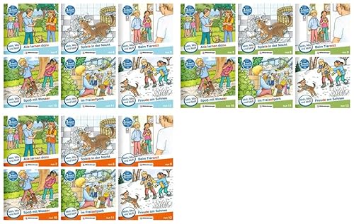 Paket – Mats, Mila und Molli – Komplettbezug, Heft 7–12, Schwierigkeitsstufe A, B, C: Eine Geschichte in drei Schwierigkeitsstufen