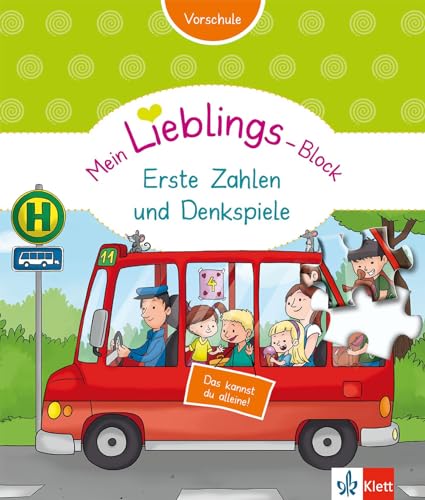 Klett Mein Lieblings-Block Erste Zahlen und Denkspiele: Vorschule ab 5 Jahre