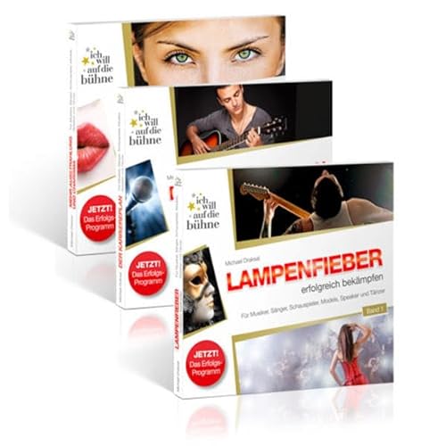 Ich will auf die Bühne – Das Erfolgscoaching für Musiker, Sänger, Schauspieler, Models, Speaker und Tänzer: Komplett-Set mit 3 CDs von Draksal Fachverlag GmbH