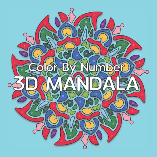 3D MANDALA Color By Number 3D MANDALA Color By Number von Independently published