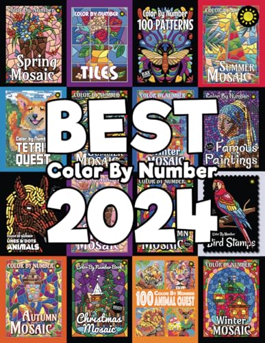 BEST Color By Number 2024: 50 Best Designs from Sunlife Drawing Color By Number Coloring Books in 2024 BEST Color By Number 2024: 50 Best Designs from Sunlife Drawing Color By Number Coloring Books in 2024