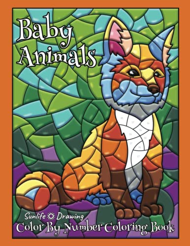 Baby Animals Color By Number Coloring Book von Independently published