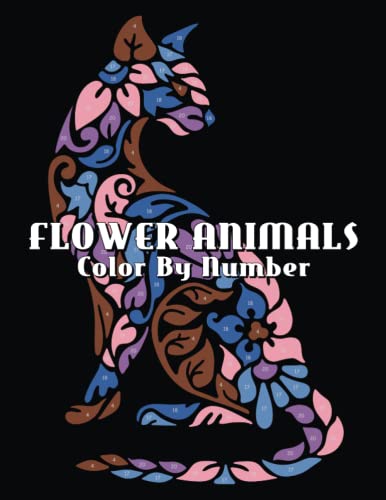 FLOWER ANIMALS: Color By Number