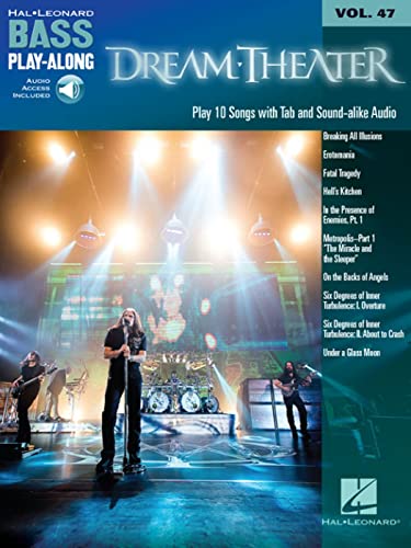 Dream Theater Bass Play-Along Volume 47: Bass Play-Along Volume 47 Book/2-CD Pack: Bass Play-Along Volume 47 Book/Online Audio (Hal Leonard Bass Play-Along, Band 47) von HAL LEONARD