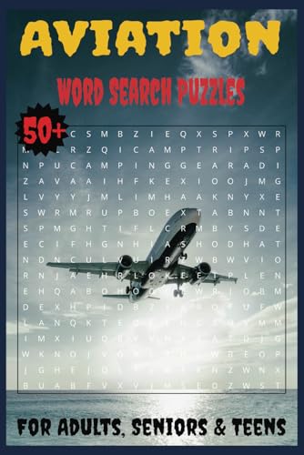 Aviation Word Search Puzzle Book: Easy to read print word searches about Aviation (6x9 inches, 110 pages) 50+ puzzles. For aviation enthusiasts, history lovers, or anyone with a passion for flying. von Independently published