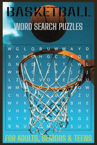 Basketball Word Search Puzzle Book: Easy to read print word searches about Basketball (6x9 inches, 110 pages) 50+ puzzles. For basketball lovers, sports enthusiasts, and puzzle fans. von Independently published