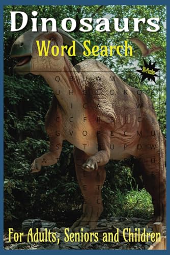 Dinosaurs Word Search Puzzle Book: Easy to read print word searches about Dinosaurs (6" x 9" inches, 110 pages) 50+ puzzles. for dinosaurs fans, science lovers, and puzzle enthusiasts von Independently published