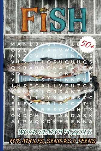 Fish Word Search Book: A Fish Themed Word Search Puzzle for Adults and Teens Fish Word Search Book: A Fish Themed Word Search Puzzle for Adults and Teens von Independently published