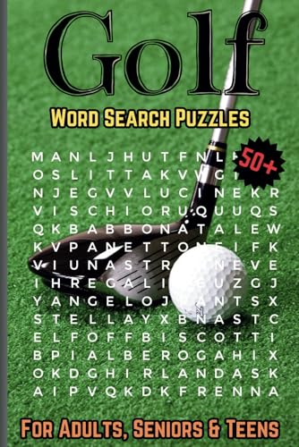 Golf Word Search Puzzle Book: Easy to read print about the game of Golf, Tactis, Elite Golfers, Classic Courses, Champion's Swing & much more(6x9 inches, 112 pages) 50+ puzzles von Independently published