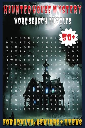 Haunted House Mystery Word Search Puzzle Book: Easy to read print word searches about Haunted House Mystery (6x9 inches, 110 pages) 50+ puzzles. For ... fans, ghost hunters, and puzzle lovers. von Independently published