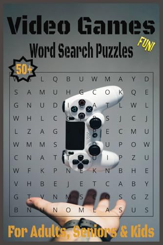 Video Games Word Search Puzzle Book: Easy to read print video game-themed Word searches Puzzles (6" x 9" inches, 110 pages) for gamers, streamers, and puzzle lovers. von Independently published