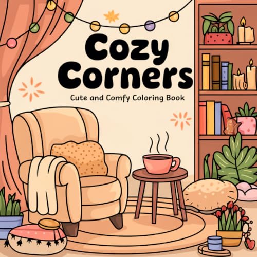 Cozy Corners: Cute and Comfy Coloring Book for Adults and Teens, Bold and Easy Designs for Relaxation with Cozy Little Corners (Bold & Easy Coloring): ... Little Corners (Bold & Easy Coloring) von epubli