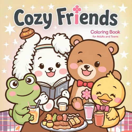 Cozy Friends: Coloring Book for Adults and Teens Featuring Super Cute Animal Characters, Cozy Hygge Moments, and Relaxing Scenes: Coloring Book for ... Cozy Hygge Moments, and Relaxing Scenes.DE Cozy Friends: Coloring Book for Adults and Teens Featuring Super Cute Animal Characters, Cozy Hygge Moments, and Relaxing Scenes: Coloring Book for ... Cozy Hygge Moments, and Relaxing Scenes.DE von epubli