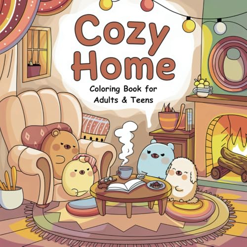 Cozy Home: Coloring Book for Adults & Teens Featuring Cozy Hygge Interiors for Relaxation & Creativity Cozy Home: Coloring Book for Adults & Teens Featuring Cozy Hygge Interiors for Relaxation & Creativity von Independently published