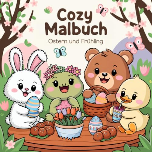 Cozy Malbuch Ostern und Frühling: Niedliche Tiermotive und fröhliche Osterdesigns zum Ausmalen - Über 40 zauberhafte Bilder mit frühlingshaften Motiven Cozy Malbuch Ostern und Frühling: Niedliche Tiermotive und fröhliche Osterdesigns zum Ausmalen - Über 40 zauberhafte Bilder mit frühlingshaften Motiven von epubli