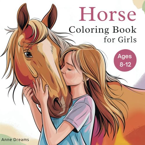 Horse Coloring Book For Girls Ages 8-12: Bold and Easy Coloring Pages for Kids and Teens Ages 4-8 – Perfect for Stress Relief and Relaxation Horse Coloring Book For Girls Ages 8-12: Bold and Easy Coloring Pages for Kids and Teens Ages 4-8 – Perfect for Stress Relief and Relaxation von Independently published