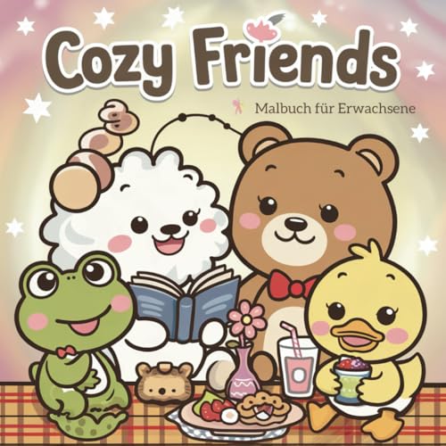 Malbuch für Erwachsene Cozy Friends: Tierische Freunde und entspannte Hygge-Szenen - Dein Ausmalbuch für eine kreative Auszeit Malbuch für Erwachsene Cozy Friends: Tierische Freunde und entspannte Hygge-Szenen - Dein Ausmalbuch für eine kreative Auszeit von Independently published