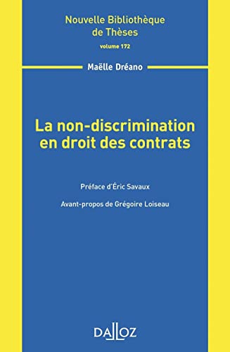 La non-discrimination en droit des contrats - Volume 172 von DALLOZ