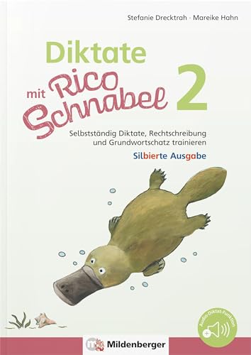 Diktate mit Rico Schnabel, Klasse 2 - silbierte Ausgabe: Selbstständig Diktate, Rechtschreibung und Grundwortschatz trainieren (Rico Schnabel: Übungshefte Deutsch)