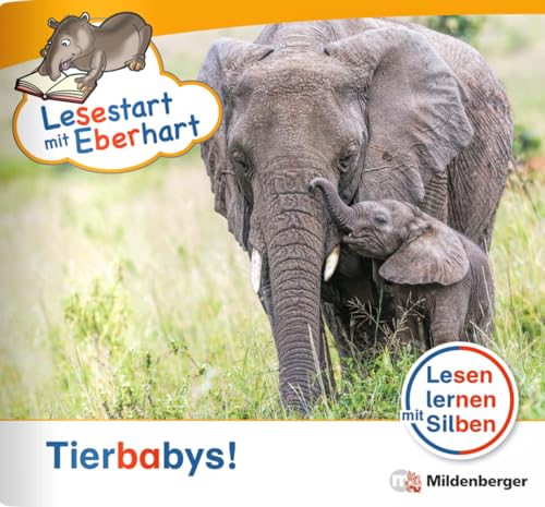 Lesestart mit Eberhart: Tierbabys!: Themenhefte für Erstleser, Lesestufe 1 (Lesestart mit Eberhart: Lesen lernen mit Silben - Themenhefte für Erstlesekinder - 5 Lesestufen)