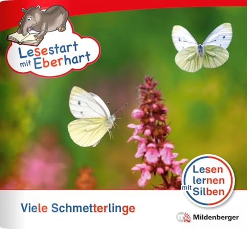 Lesestart mit Eberhart: Viele Schmetterlinge: Themenheft für Erstlesekinder, Lesestufe 3 (Lesestart mit Eberhart: Lesen lernen mit Silben - Themenhefte für Erstlesekinder - 5 Lesestufen) von Mildenberger Verlag GmbH