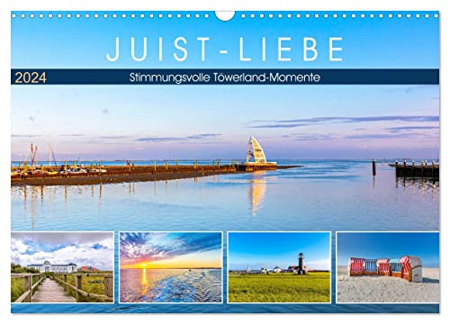 JUIST-LIEBE (Wandkalender 2024 DIN A3 quer), CALVENDO Monatskalender