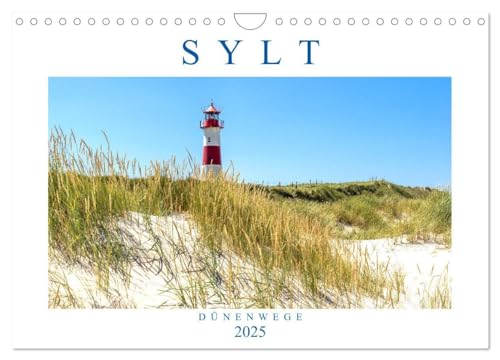 SYLT Dünenwege (Wandkalender 2025 DIN A4 quer), CALVENDO Monatskalender: Sylt für Naturliebhaber von CALVENDO